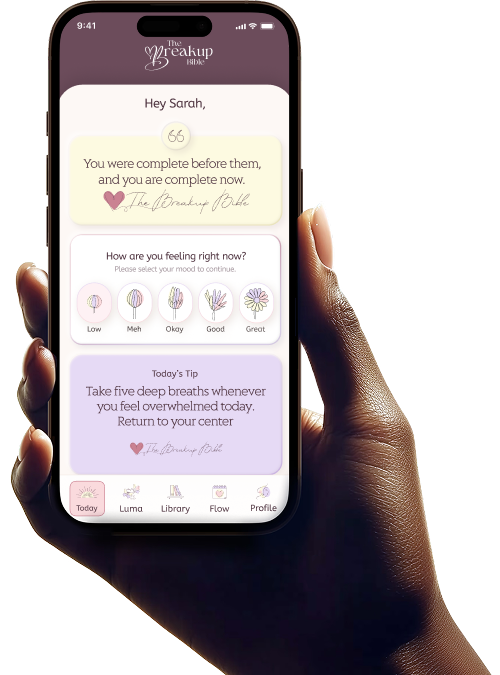 The Breakup Bible app preview